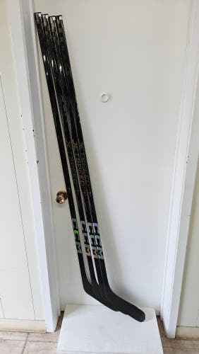 4 Pack - Senior CCM Jetspeed FT7 Pro Left Hand Hockey Stick P90TM 85 Flex Pro Stock (New)