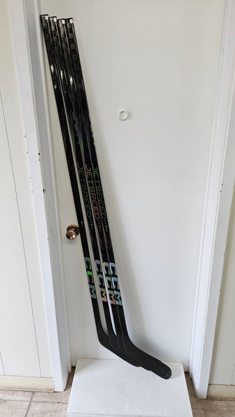 4 Pack - Senior CCM Jetspeed FT7 Pro Left Hand Hockey Stick P90TM 85 Flex Pro Stock (New)