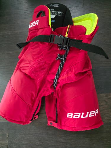Junior Medium Bauer HP Pro Hockey Pants (New)