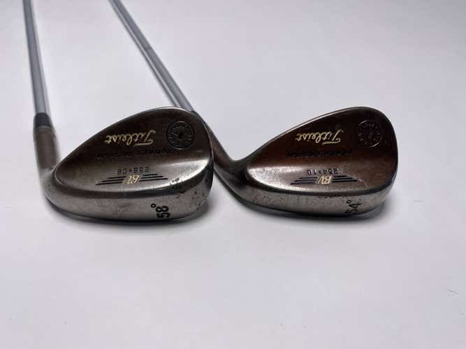 Titleist Vokey Oil Can Wedge Set 54* 10 58* 8 True Temper Dynamic Gold Mens RH