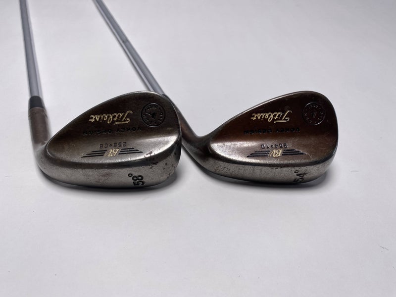 Titleist Vokey Oil Can Wedge Set 54* 10 58* 8 True Temper Dynamic Gold Mens RH