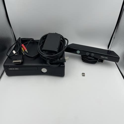 Microsoft Xbox 360 S Slim (Model 1439) Black Console TESTED - (32GB USB Drive)