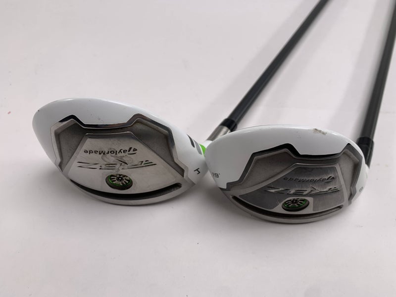 TaylorMade RocketBallz 3 & 4 Hybrid Set 19* 22* 65g Stiff Graphite Mens LH