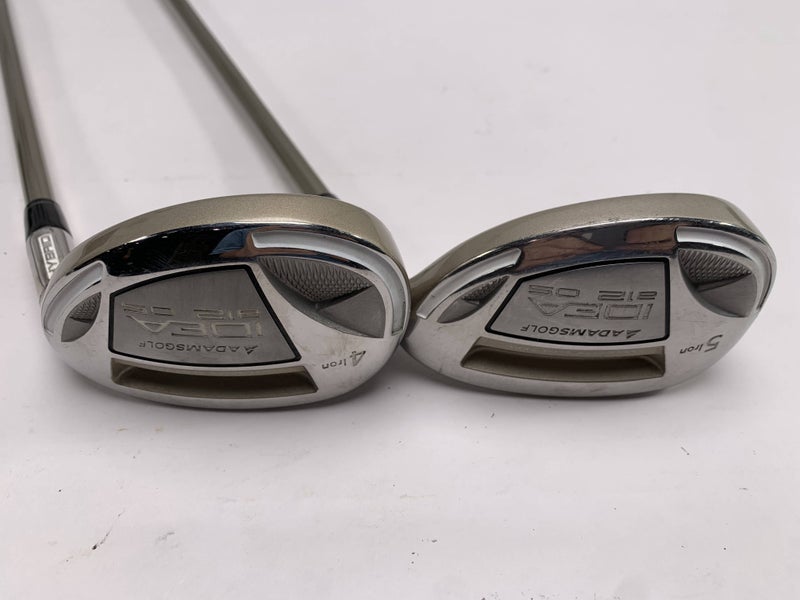 Adams Idea A12 OS 4 & 5 Hybrid Set 22* 25* Idea UltraLite Ladies Graphite RH