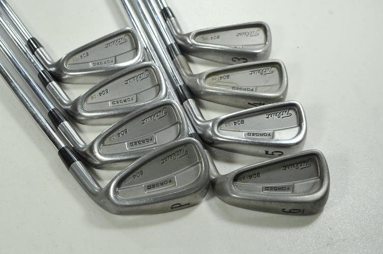 Titleist 804 OS 3-PW Iron Set Regular Flex Right NS Pro 970 Steel # 203362