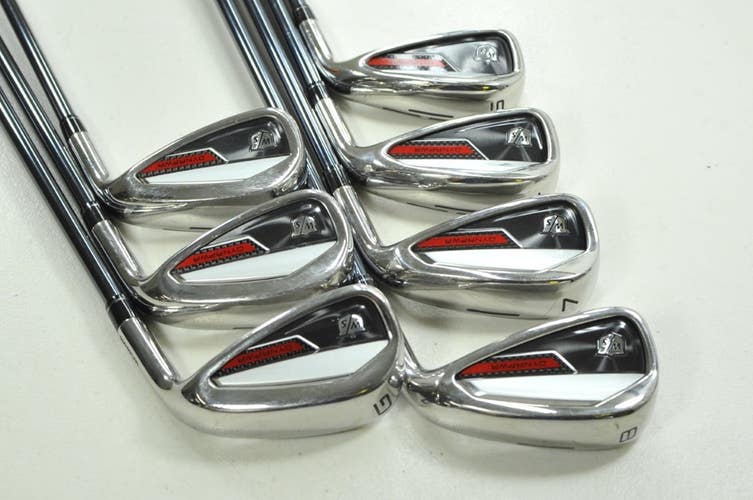 Wilson Dynapower 2023 5-PW,GW Iron Set Senior Flex RH Recoil Graphite # 203361