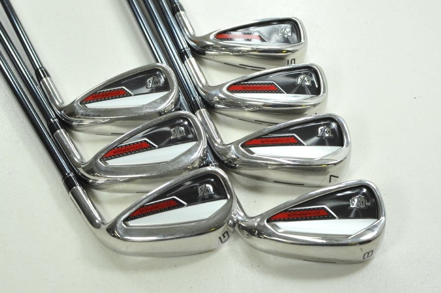 Wilson Dynapower 2023 5-PW,GW Iron Set Senior Flex RH Recoil Graphite # 203361