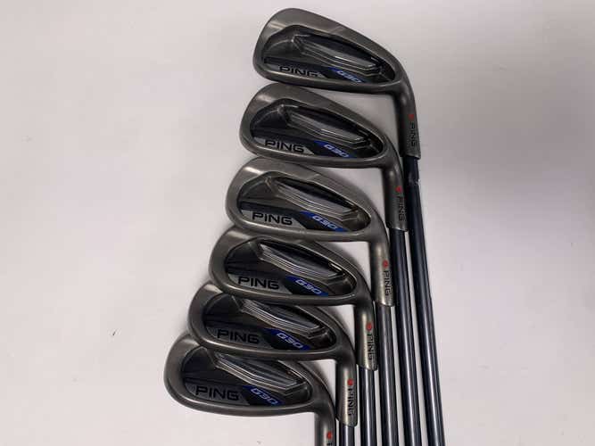 Ping G30 Iron Set 7-PW+GW+SW Red Dot 1* Flat TFC 419 Regular Graphite Mens RH