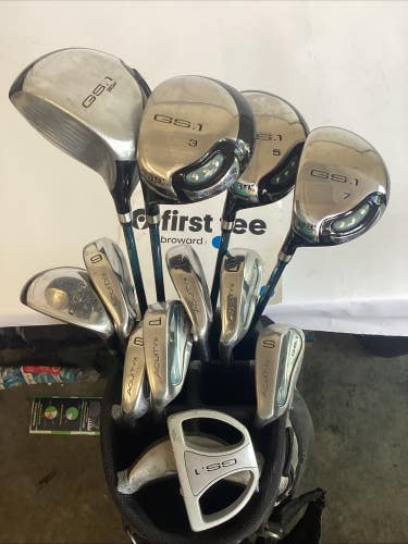 Acuity GS-1 Lefthanded LH Complete Set Woods, Irons, Putter, Bag Ladies Graphite