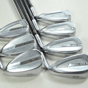 Ping G700 5-W,UW Iron Set Senior Flex Orange Dot Right Alta CB Graphite # 203360
