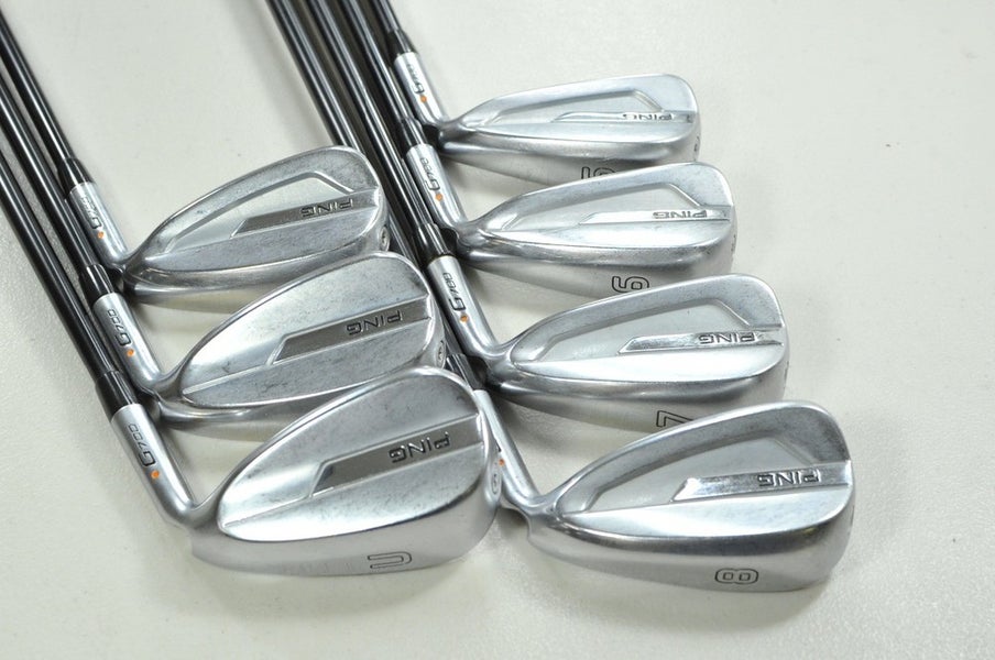 Ping G700 5-W,UW Iron Set Senior Flex Orange Dot Right Alta CB Graphite # 203360