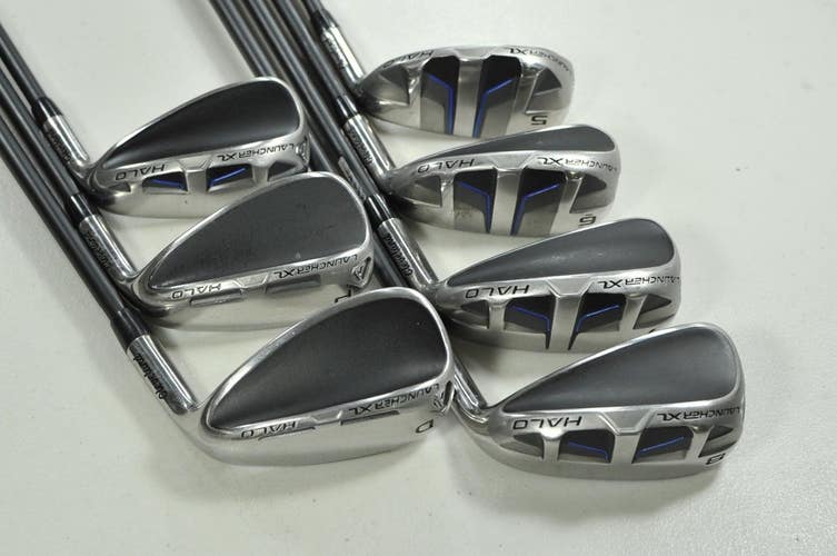 Cleveland Halo XL Full-Face 5-PW,DW Iron Set Senior Flex Right Graphite # 203359