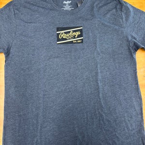 Rawlings Charcoal Logo T-Shirt (Adult 2XL)