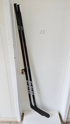 2 Pack - Senior CCM JetSpeed FT3 Team Left Hand Hockey Stick P90 75 Flex Pro Stock (New)