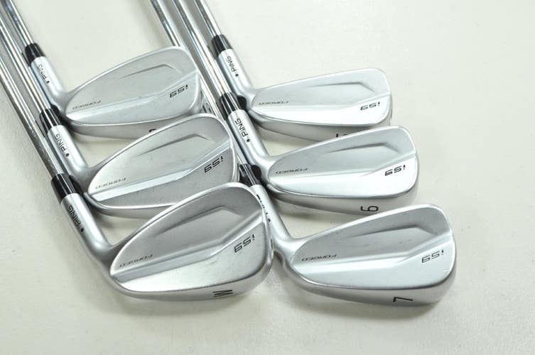 Ping i59 5-W Iron Set Regular Flex Right Project X LZ 5.5 115g Steel # 203378