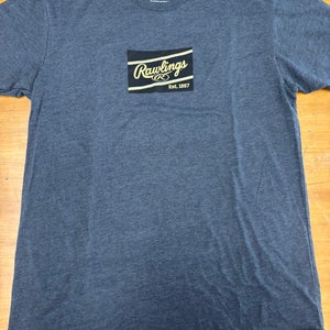 Rawlings Charcoal Logo Tee (Adult L)