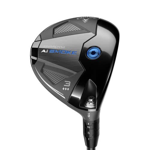 LEFT HANDED CALLAWAY PARADYM AI SMOKE TRIPLE DIAMOND FAIRWAY 3 WOOD GRAPHITE 5.5 STANDARD PROJECT X