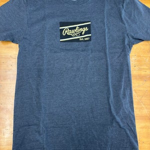 Rawlings Charcoal Logo Tee (Adult S)
