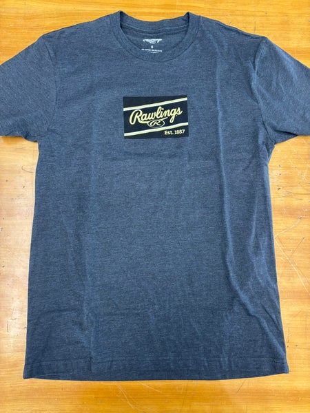 Rawlings Charcoal Logo Tee (Adult S)