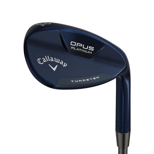 CALLAWAY OPUS PLATINUM BLUE LOB WEDGE 58°-10° (BOUNCE) S GRIND STEEL WEDGE FLEX STANDARD TRUE TEMPE