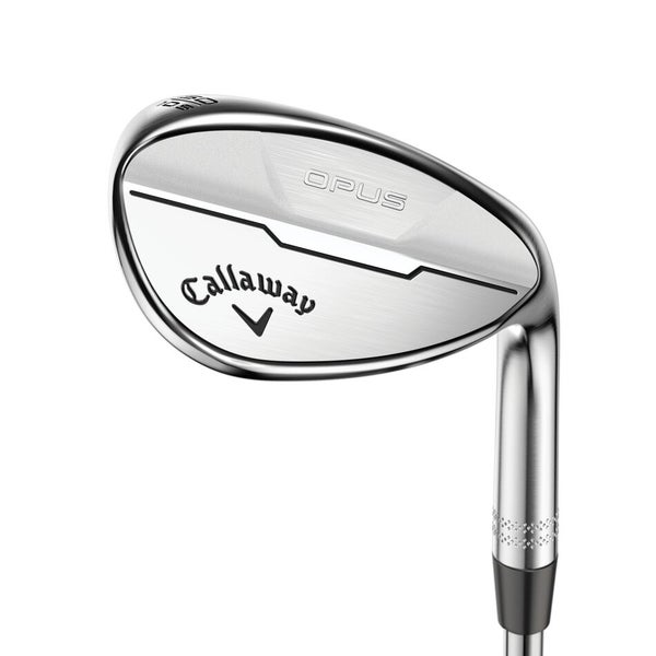 LEFT HANDED CALLAWAY OPUS CHROME APPROACH WEDGE 52°-10° (BOUNCE) S GRIND STEEL WEDGE FLEX STANDARD