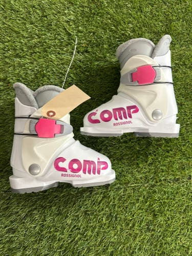 Mondo 15.5 Rossignol Comp J1 Junior Ski Boots (Used)