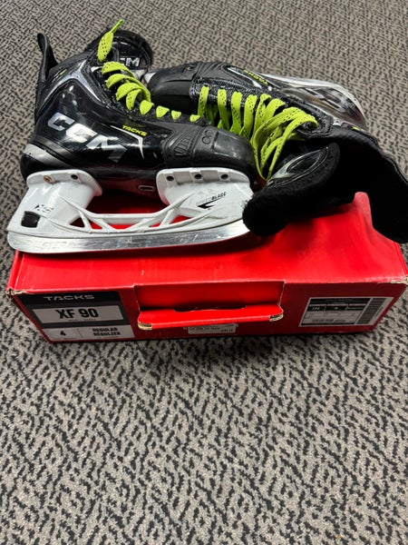 CCM Tacks XF 90 Hockey Skates Size 4 (Used)