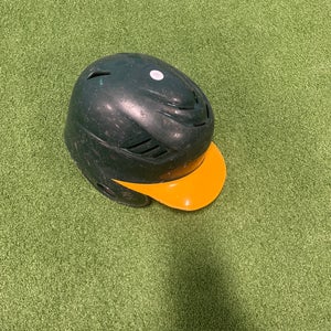 7 1/4 Rawlings CoolFlo Batting Helmet Athletics LH hitter single ear flap