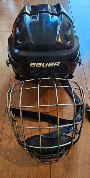 Medium Bauer IMS 9.0 with Full Bauer Cage (Used)