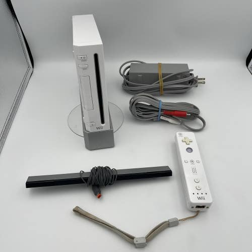 Nintendo Wii Console W/ Cords - Gamecube Compatible RVL-001 - TESTED & Works