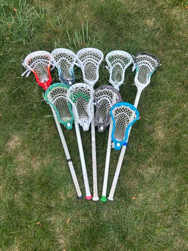 Lacrosse sticks and heads