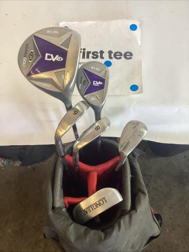 US Kids Golf WT-15s Complete Set Juniors Woods, Irons, Putter, Bag Graphite Shaf