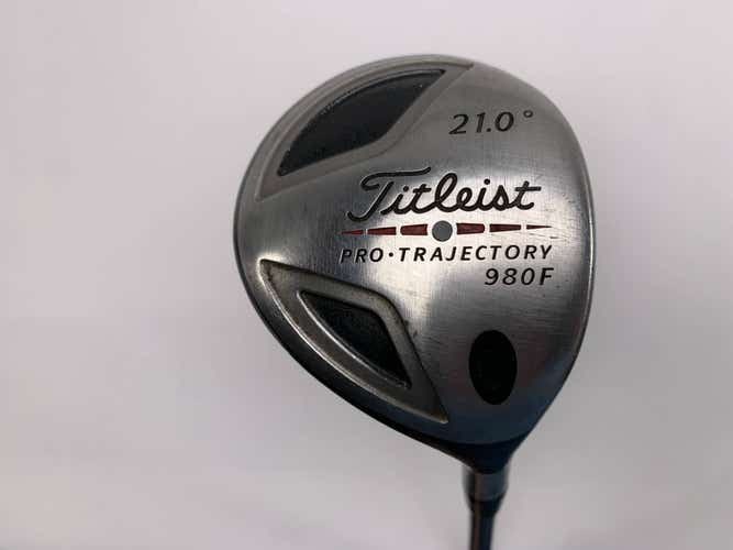 Titleist 980 F 7 Fairway Wood 21* 4360 Regular Graphite Mens RH Midsize Grip