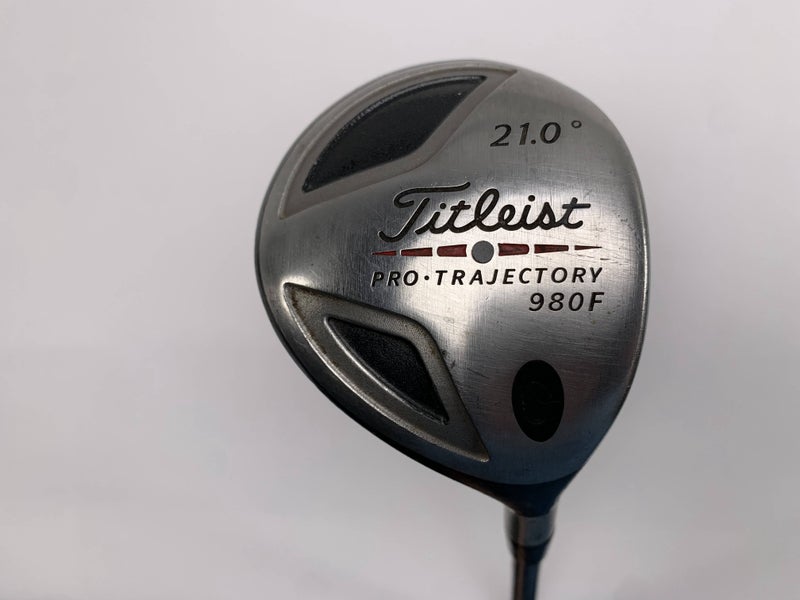 Titleist 980 F 7 Fairway Wood 21* 4360 Regular Graphite Mens RH Midsize Grip