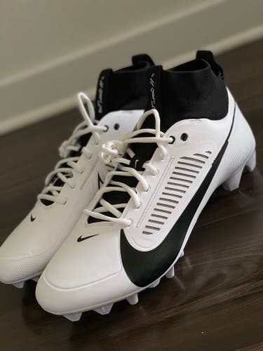 Nike Vapor Edge Pro 360 2 Football Cleats White White Black Sz 14 *BRAND NEW*