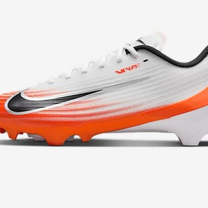 Nike Vapor Speed 3 White Orange Football Cleats men’s size 7.5 *NEW* HM8849-104