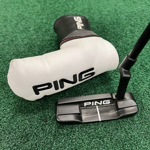 PING 2021 Anser Blade Putter Black Dot Men's LEFT HAND Steel Shaft 33.5" w/HC