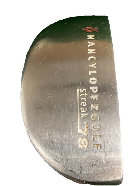 Nancy Lopez Golf Streak '78 Mallet Putter RH Steel Shaft 34" New Mid-Size Grip