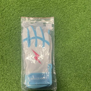 Bruce Bolt Adult large batting gloves short cuff