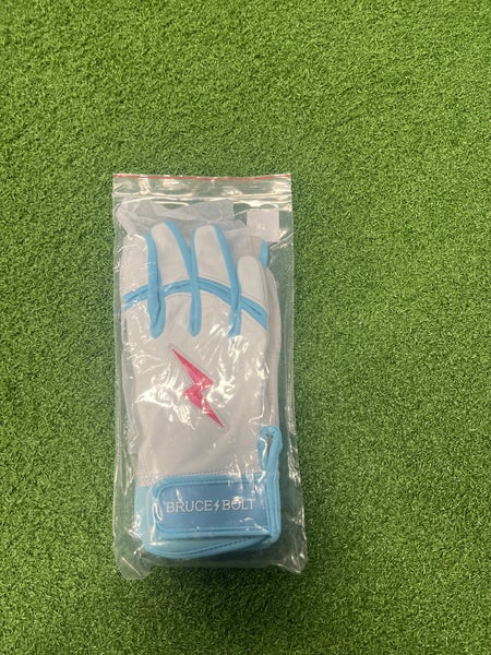 Bruce Bolt Adult large batting gloves short cuff