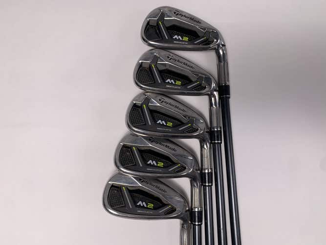 TaylorMade M2 2017 Iron Set 6-PW REAX 65g Regular Graphite Mens RH