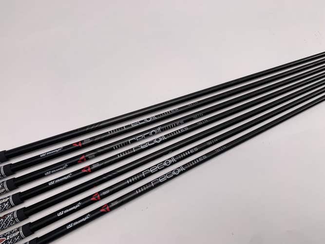 UST Mamiya Recoil ES 780 F4 Stiff Iron Set 7 Shafts 34.75''-37.75''- Pull 0.355