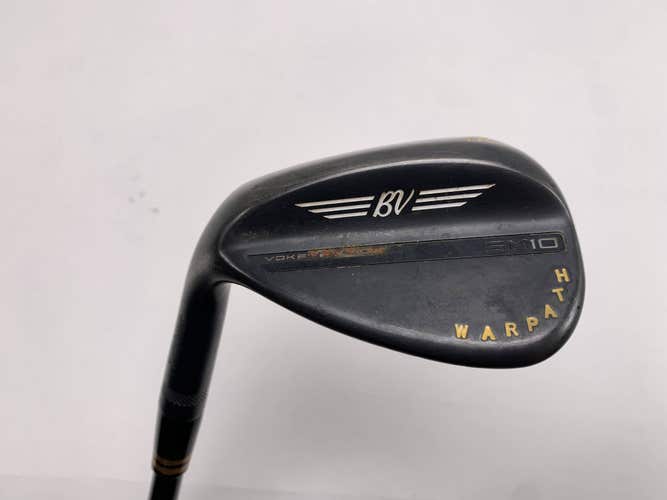 Titleist Vokey SM10 Jet Black Raw Sand Wedge SW 54* 10 S-Grind DG Black Mens LH