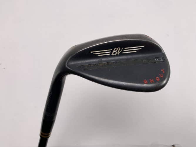Titleist Vokey SM10 Jet Black Lob Wedge 58* 8 DG S400 Tour Issue Black Mens LH