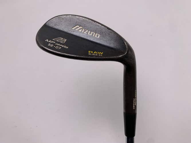 Mizuno MP Raw Black Ox Gap Wedge GW 52* DG Wedge Steel Mens RH