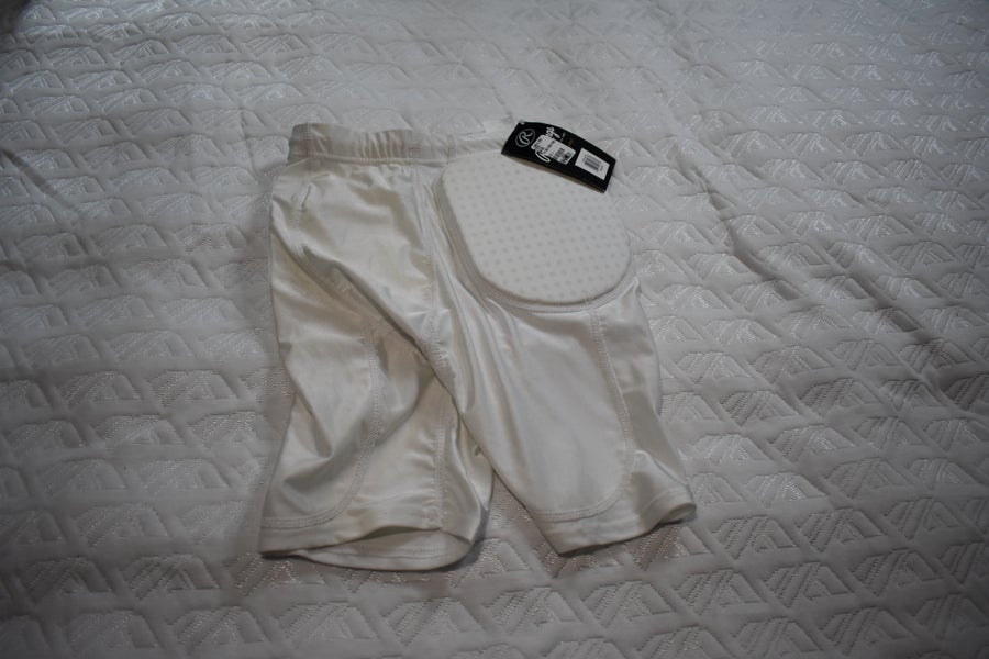 NEW - Rawlings 3 Pad Football Girdle, White, Youth Medium
