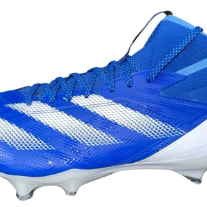 Adidas Adizero Impact Speed Size 16 Blue White Football Molded Cleats IF2456 New
