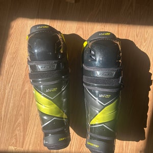 Senior Bauer Supreme ultrasonic 15" Shin Pads (New)