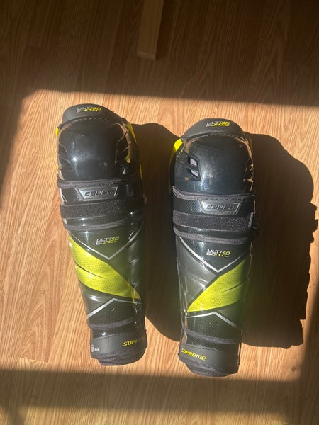 Senior Bauer Supreme ultrasonic 15" Shin Pads (New)