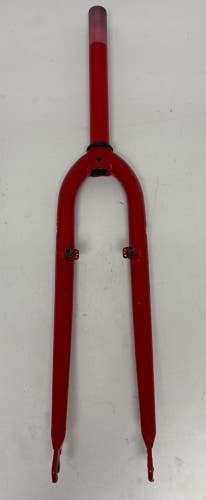 Vintage Specialized Red Direct Drive CrMo Hybrid/Touring Fork 235mm 1-1/8" Tube